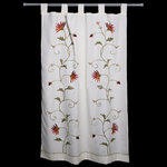 EMBROIDERED FLOWERS CURTAINS I