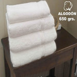 650 grs. COTTON WHITE TOWELS