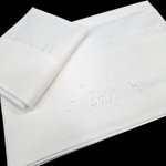 EMBROIDERED BABY CRADLE SHEETS