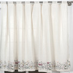 FLOWER POLYESTER CURTAIN