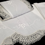 Handmade Bobbin lace sheets 05