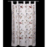 EMBROIDERED FLOWERS CURTAINS II