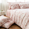 CORAL FLANNEL DUVET COVER