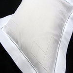 EMBROIDERED SQUARE COTTON CUSHION COVER