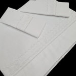 ADRIANA EMBROIDERED BABY CRADLE SHEETS